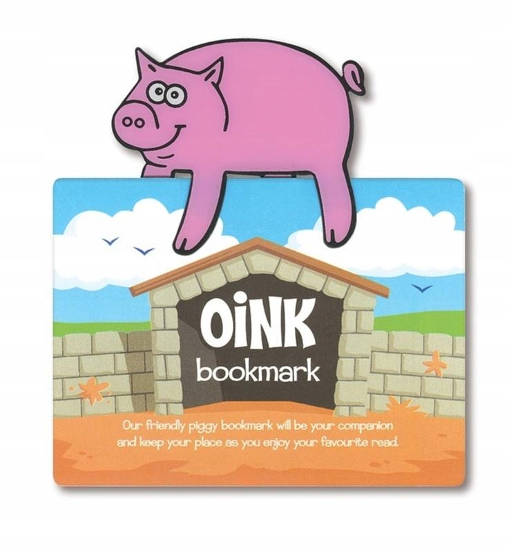 Zwierzęca zakładka do książki - Oink - Kwik IF