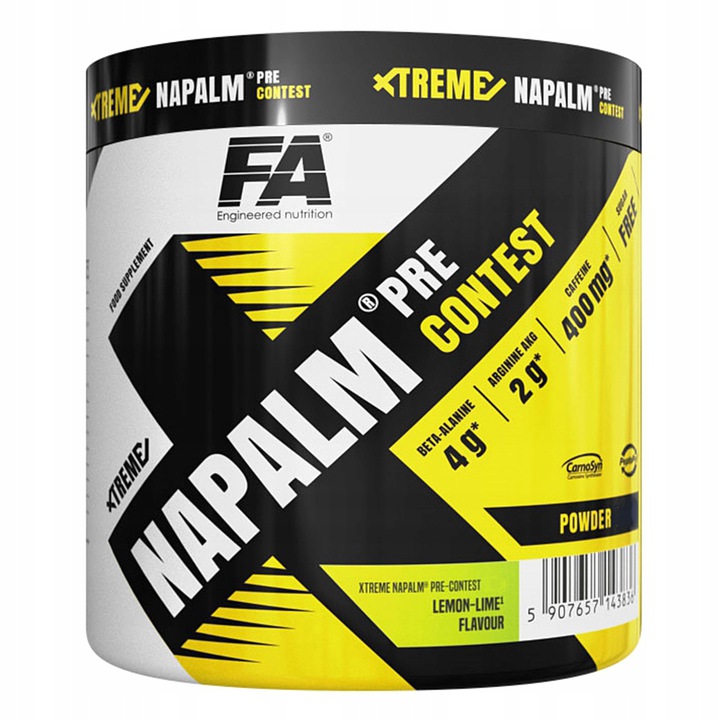 FA Xtreme Napalm Pre-Contest - 500g POMPA + GRATIS