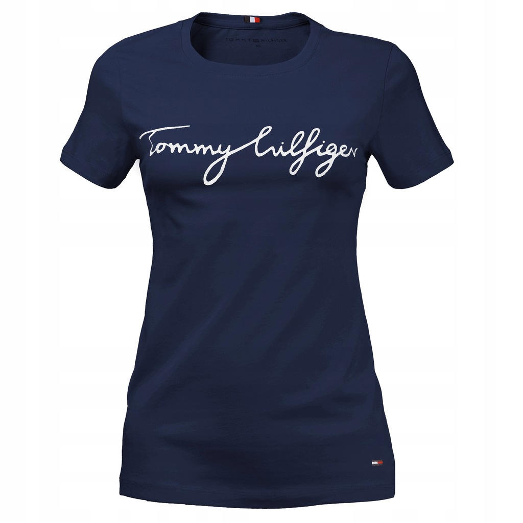 Tshirt Koszulka Tommy Hilfiger Granat Roz.L