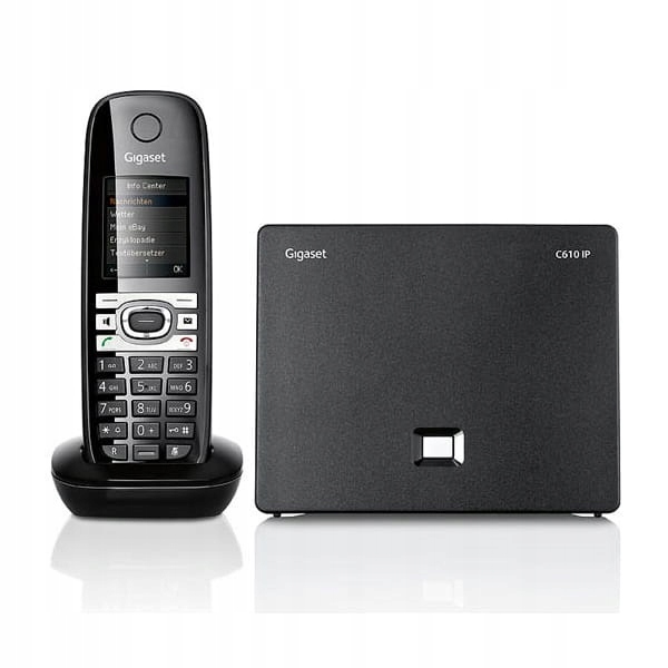 Zestaw Gigaset C610 IP VoIP telefon stacja bazowa