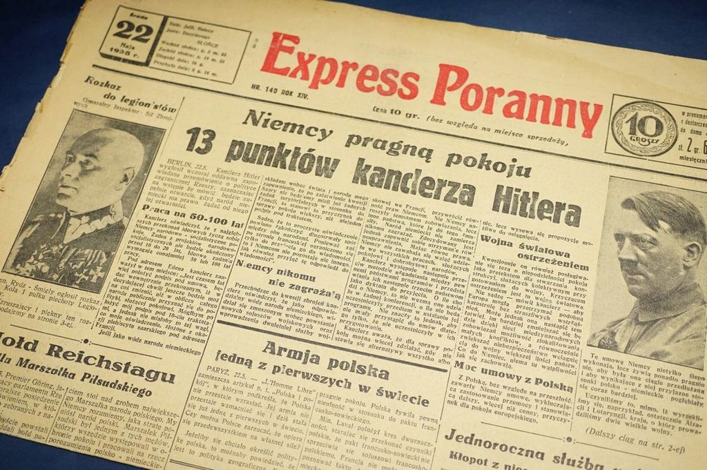 1935 Express Poranny, Hitler: Niemcy pragną pokoju