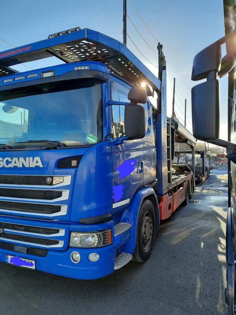 Scania R490 Metago Pro Intago Autotransporter Lohr