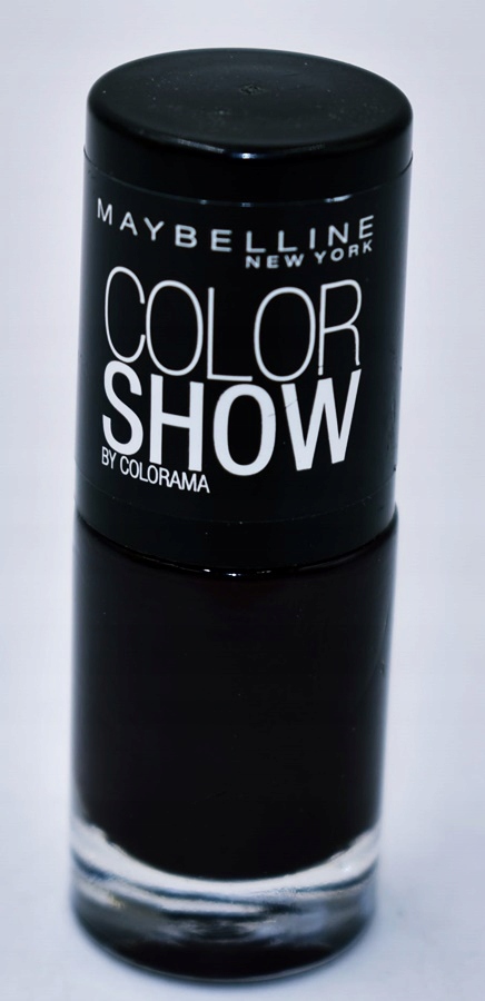 5871-8 MAYBELLINE COLOR SHOW p#s LAKIER CZERN 7ML