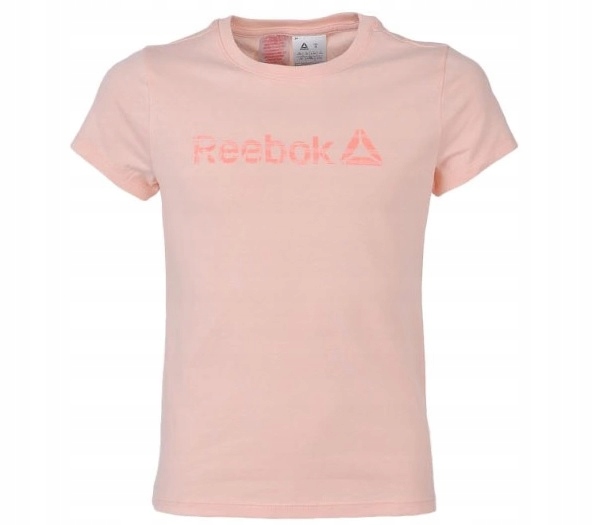 Dziewczęca koszulka Reebok bawełniana różowa L 164