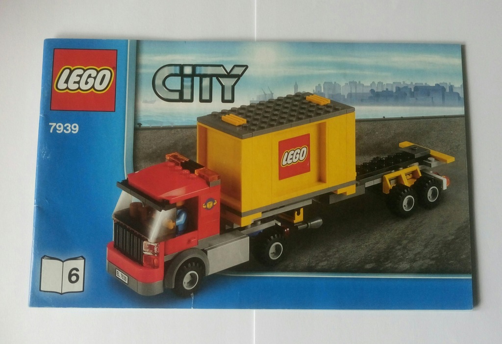 LEGO 7939 city Instrukcja samochodu ZkonteneremNr6