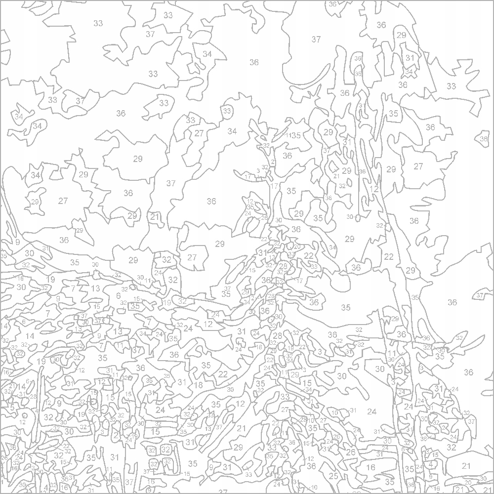 Obraz do MALOWANIA PO NUMERACH 60*80cm UPAINTER