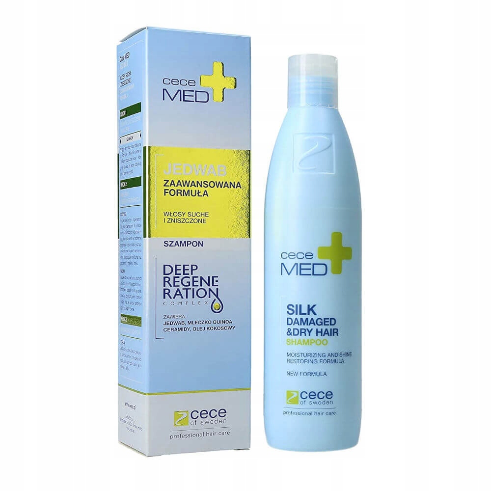 CeCe Med Silk szampon jedwab włosy suche 300ml