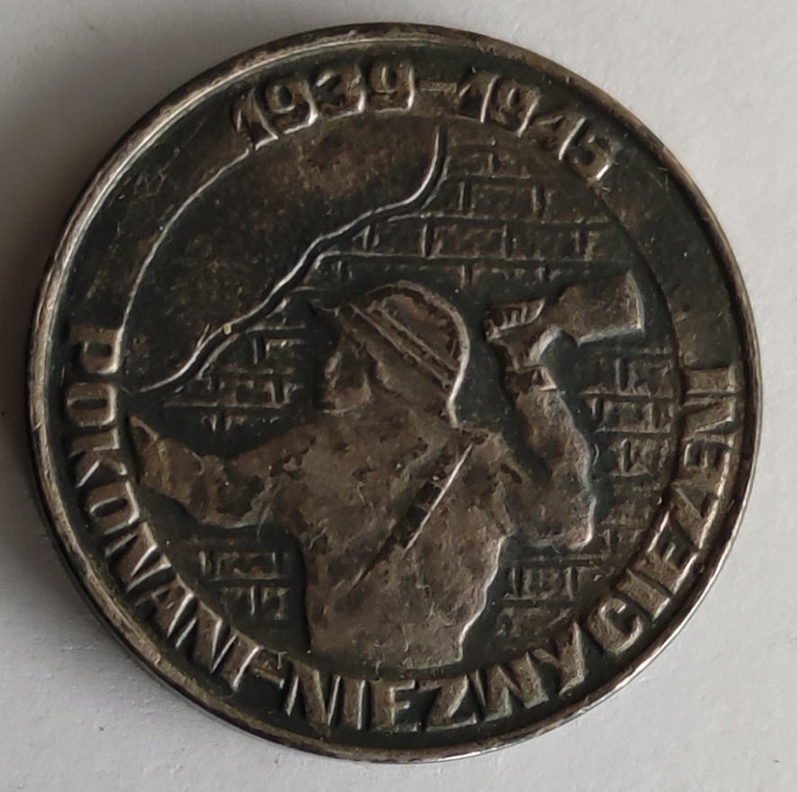 Medal AK Polska Pokonani Niezwyciężeni Powstanie Warszawskie