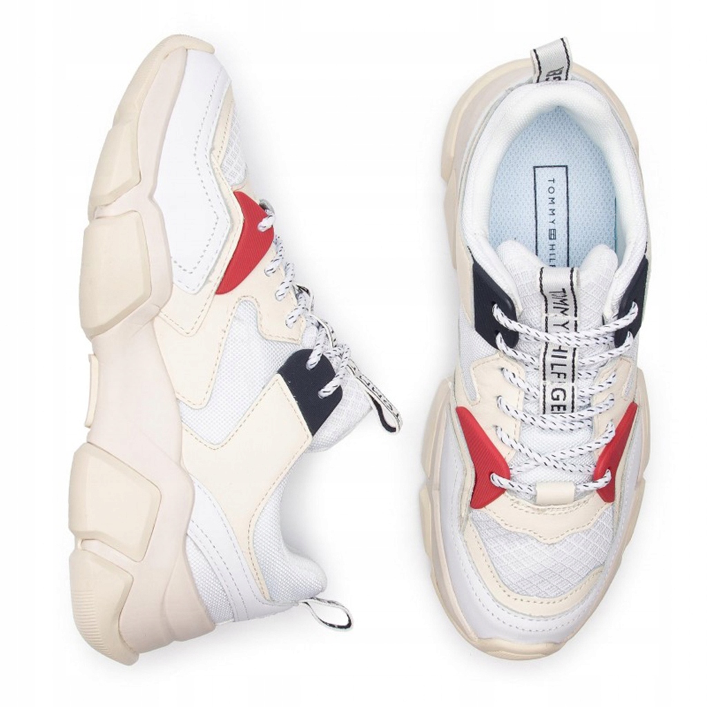 tommy hilfiger wmn chunky mixed textile runner