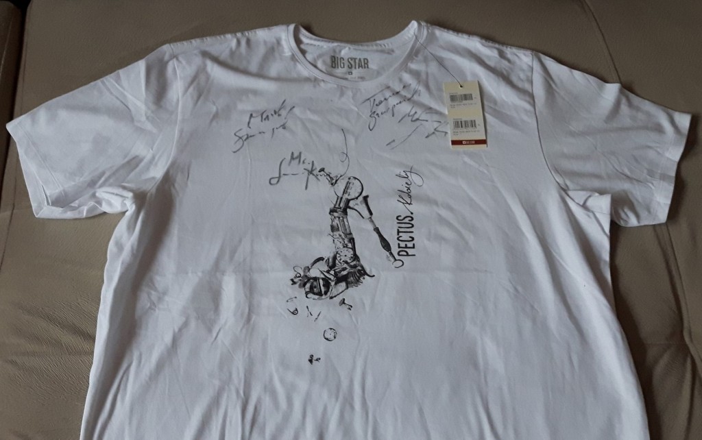 Koszulka, t-shirt,BIG STAR z autografami PECTUS.