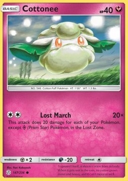 Pokemon TCG Fairy - Cottonee (CEC 147)