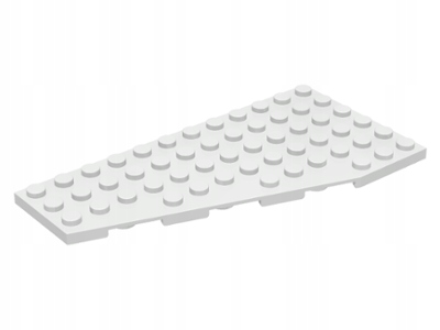 Lego 30355 Płytka 12X6 Skrzydło L Biała white. JAK NOWE. ZB16