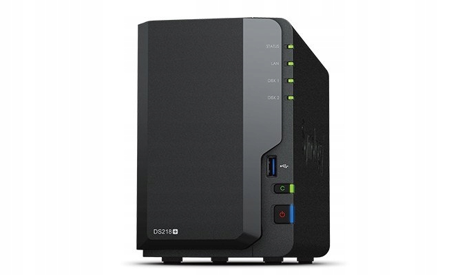 Synology DS218+ 2x0HDD 2GB Celeron 2x2Ghz(up 2.5Gh