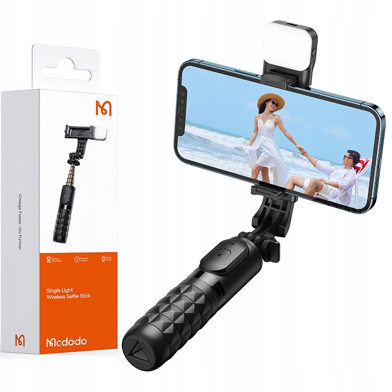 KIJEK SELFIE STICK TRIPOD BLUETOOTH STATYW DŁUGI DO IPHONE SAMSUNG MCDODO