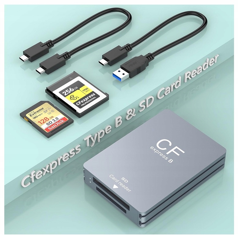 CFEXPRESS CZYTNIK KART PAMIĘCI USB 3.1 GEN2 THUNDERBOLT3