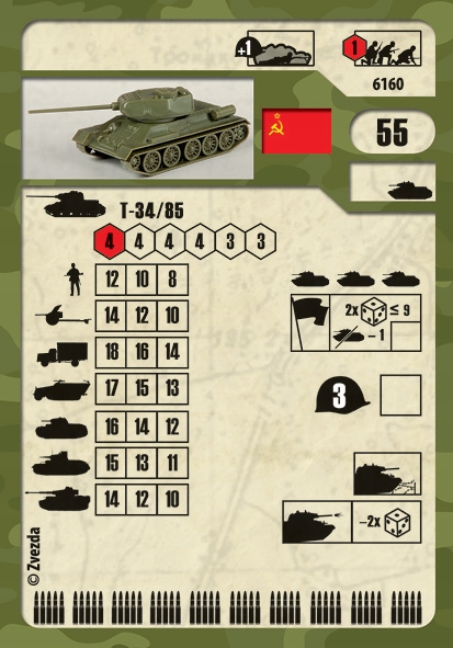 Купить Звезда 6160 Советский танк Т-34/85 1:100: отзывы, фото, характеристики в интерне-магазине Aredi.ru
