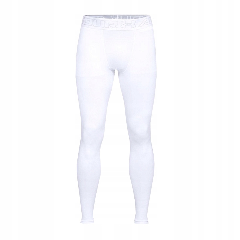 Leginsy Under Armour ColdGear Compression M białe!