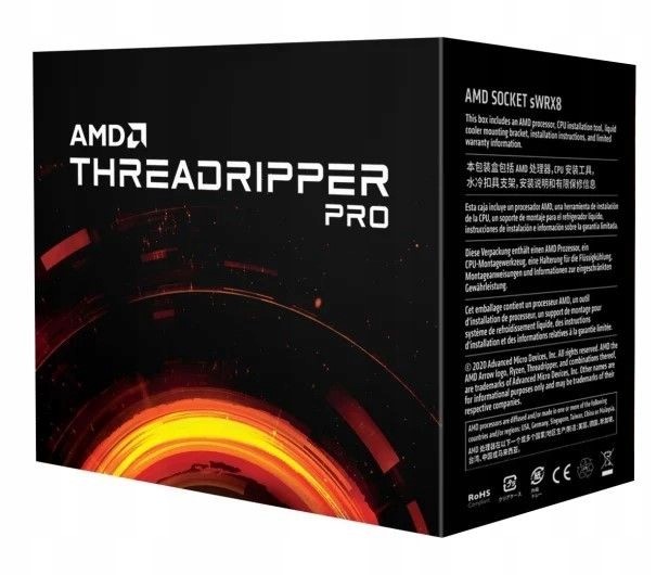 Procesor AMD Ryzen Threadripper PRO 3955WX BOX 16x 3.9 GHz Socket sWRX8 7nm