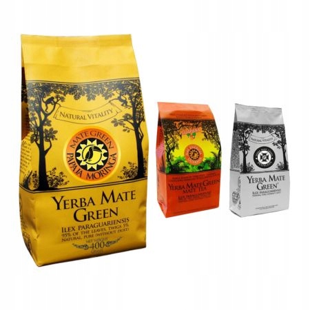 Yerba Mate Papaja Moringa 1KG +Gratis Mas Energia