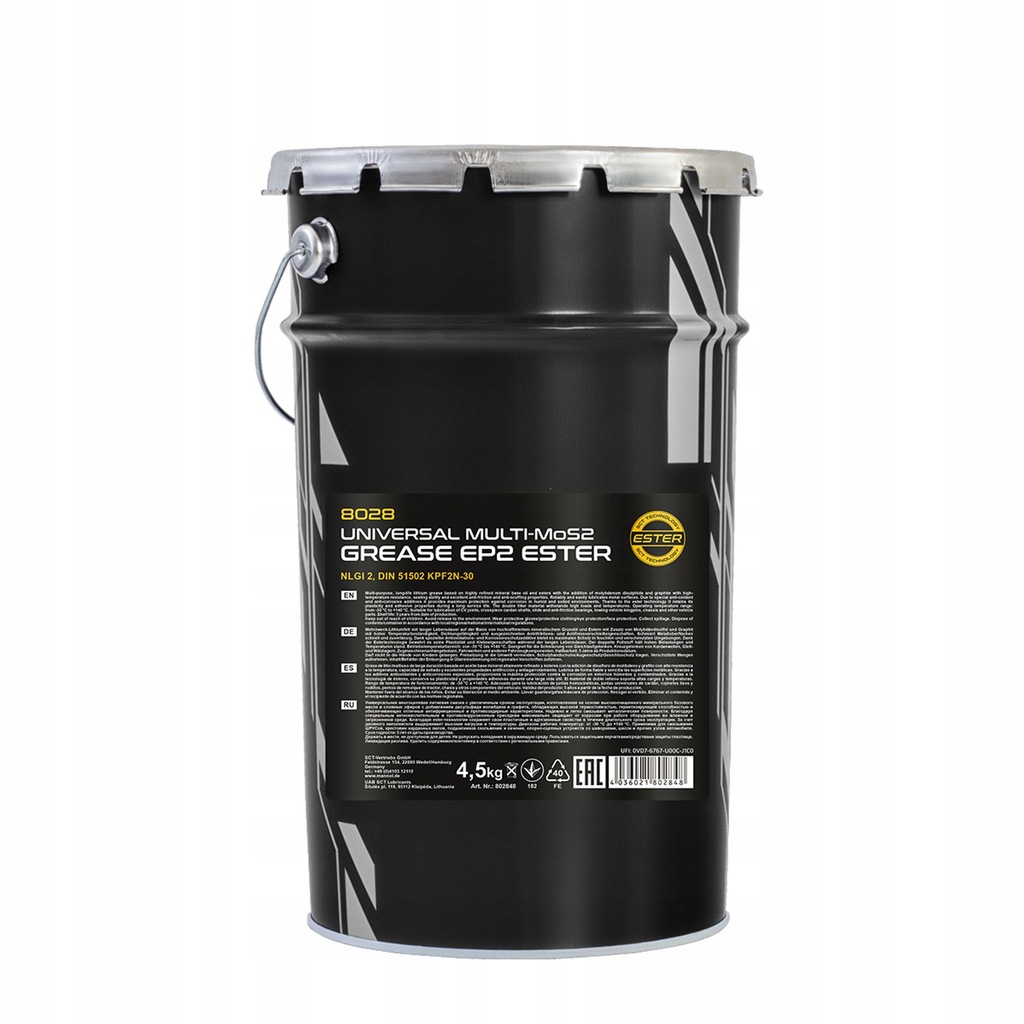 Smar do Przegubów 8028 Mannol Multi-Mos2 Grease EP 2 Ester 4,5kg