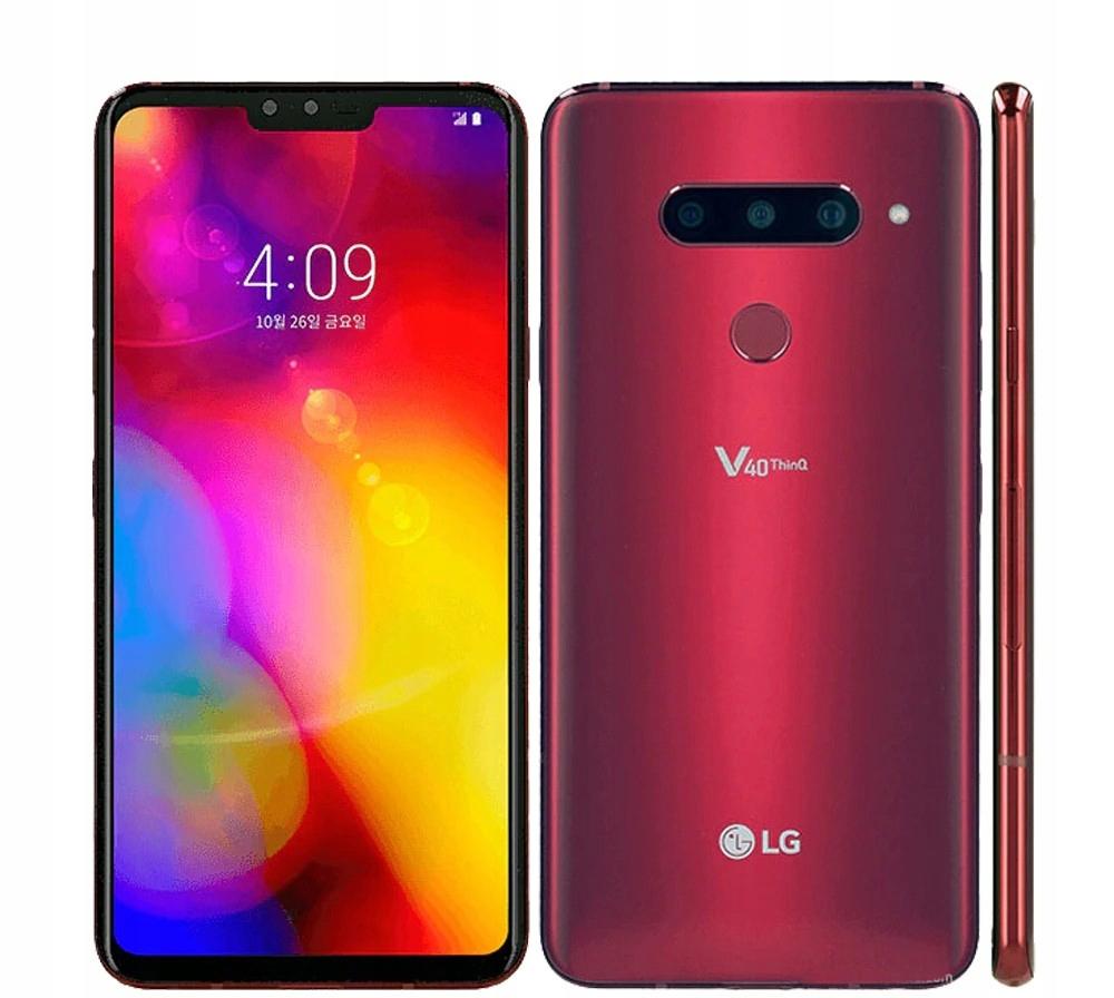 Smartfon LG V40 6/64GB czerwony