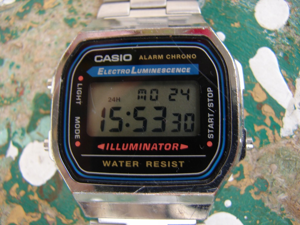 Casio Iluminator - elektronik - stary zegarek