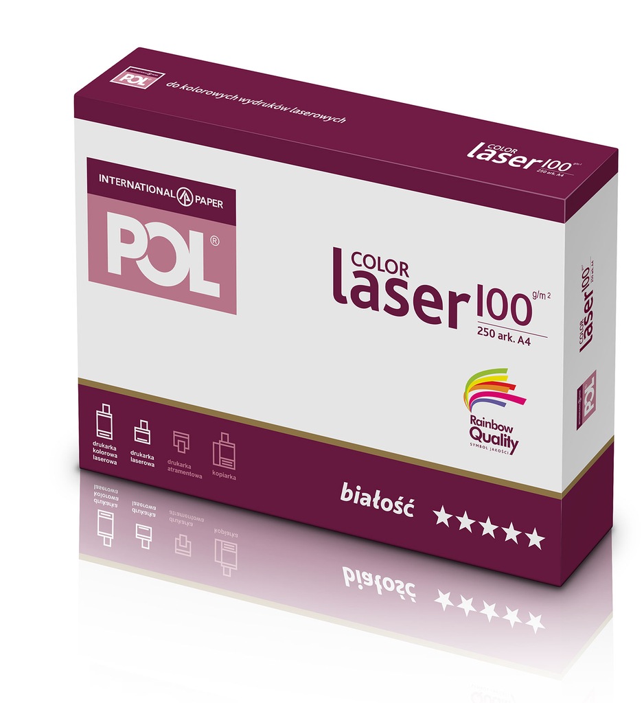 Papier satynowy A4 100g POL color laser