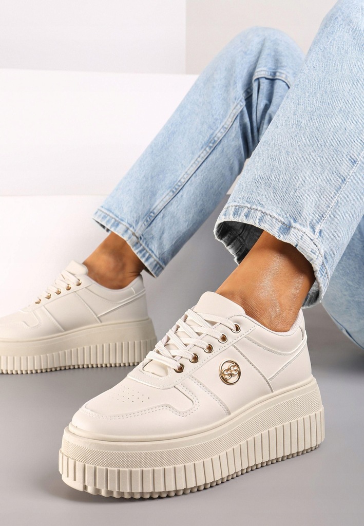 Renee Beżowe Sneakersy damskie 41