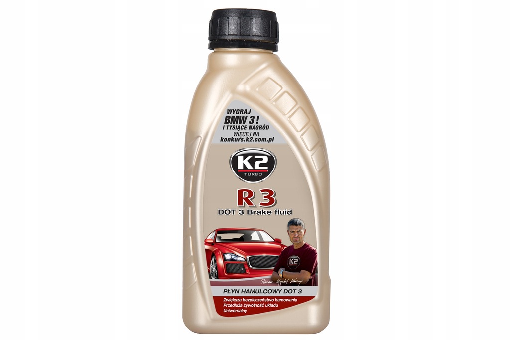 K2 R3 DOT 3 PŁYN HAMULCOWY 500 ml