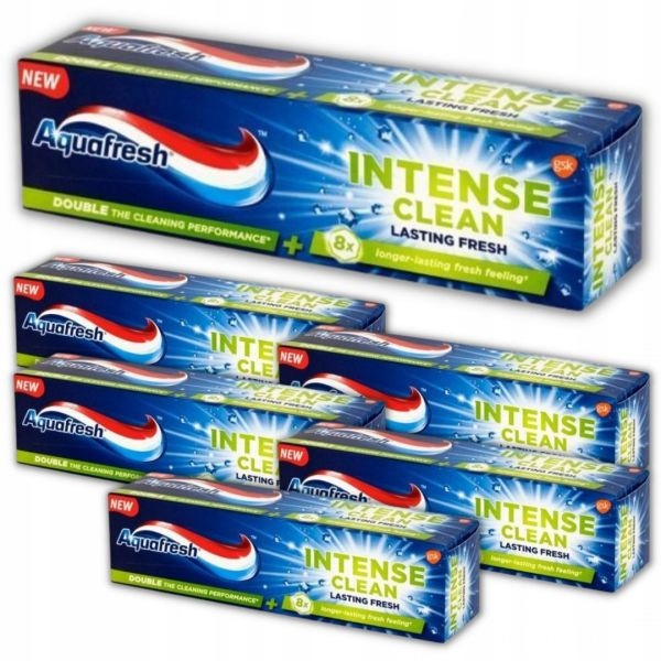 Pasta do zębów Aquafresh Intense Clean Lasting x 6