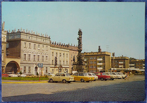 Racibórz - Rynek, Trabant Syrena Fiat itp.