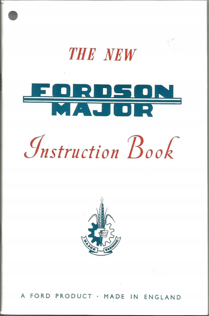 Instrukcja obsługi Fordson Major