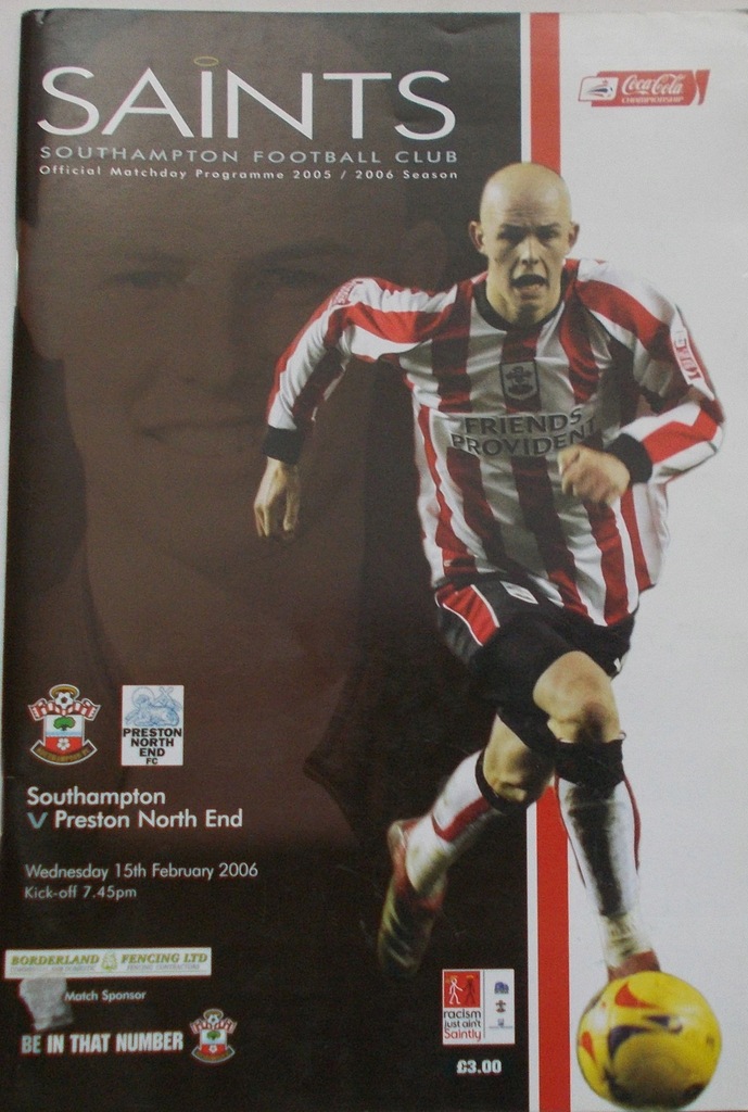 SAINTS Southampton FC 2006 program meczowy