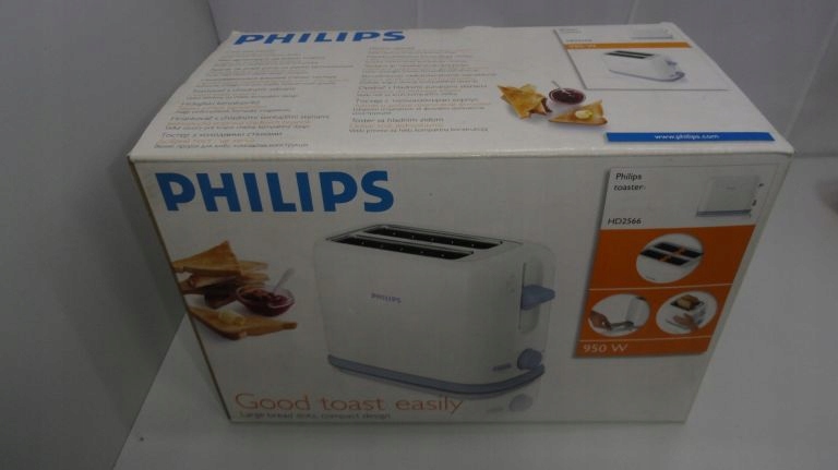 TOSTER PHILIPS HD2566 950W + PUDEŁKO