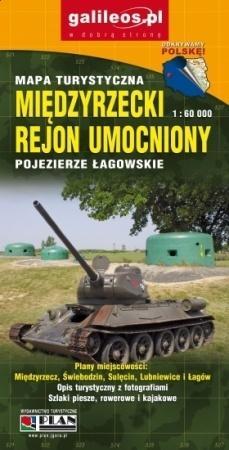 MAPA - MIĘDZYRZECKI REJON/POJEZIERZE ŁAGOWSKIE W.5