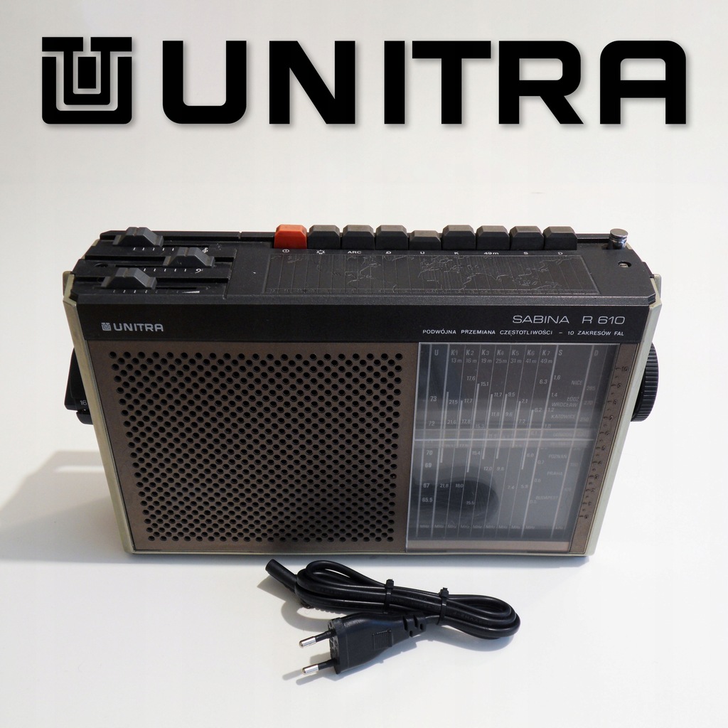 Radio z epoki PRL - Unitra Sabina R 610, sprawne