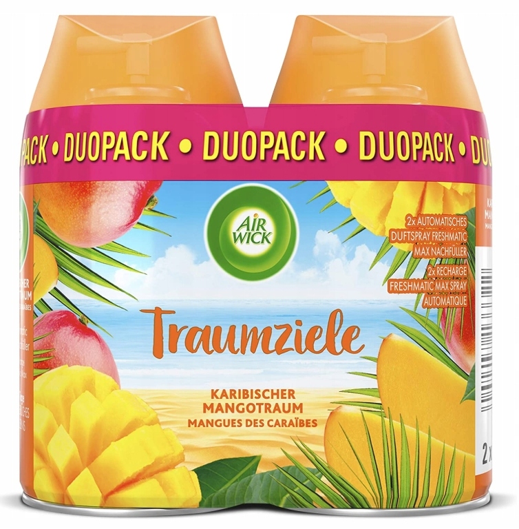 (DE)AirWick,Wkład,karaibskie mango,2x250ml