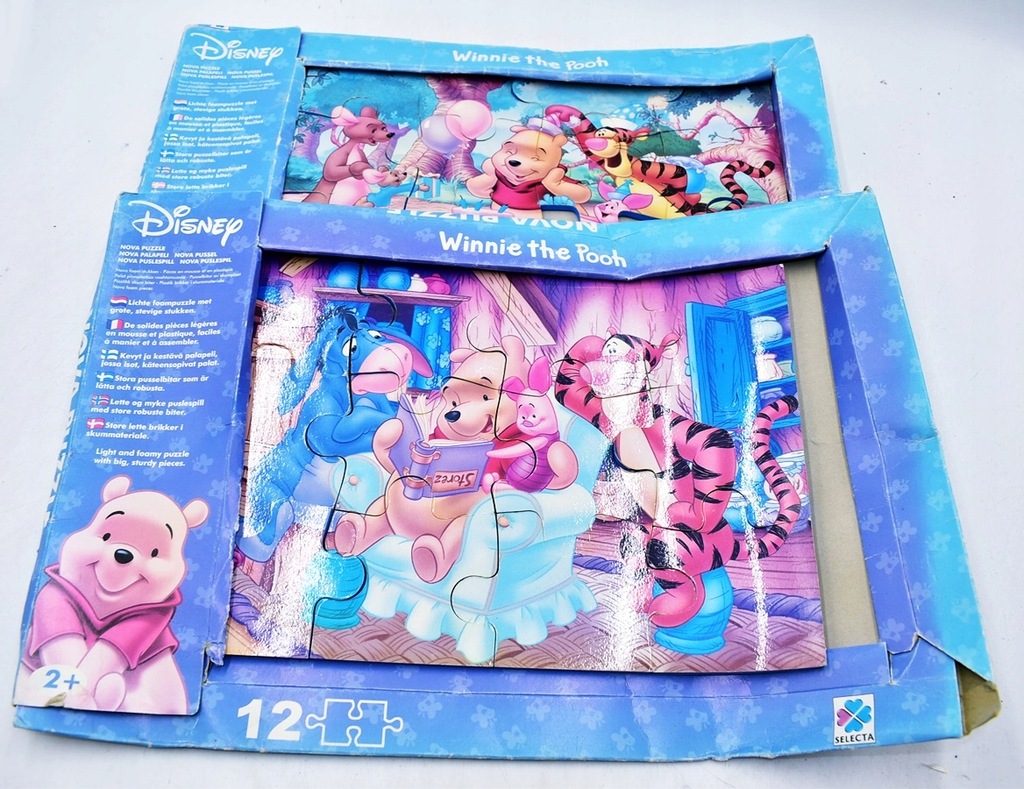 5814-10 ...DISNEY KUBUS PUCHATEK... k#o PUZZLE 2W1