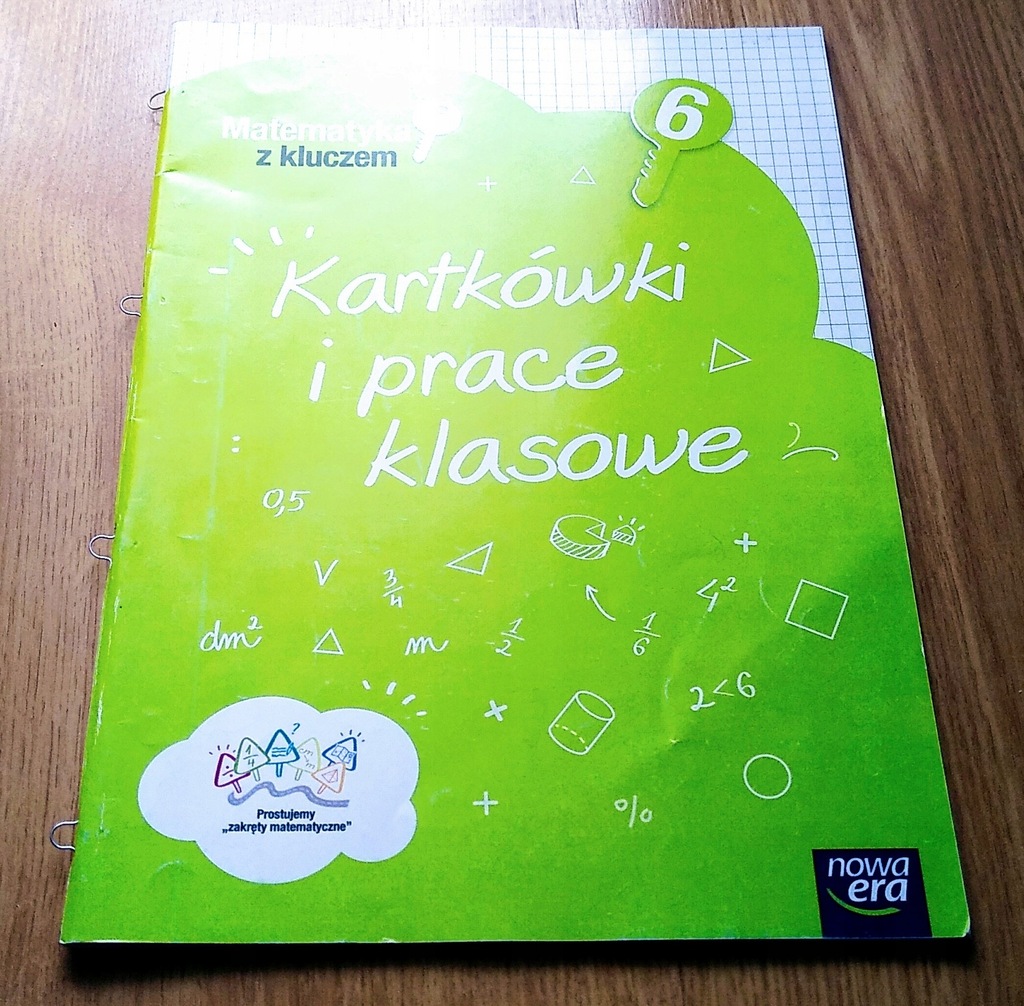 Kartkówki Z Matematyki Klasa 6 Matematyka Z Kluczem Matematyka z kluczem 6 kartkówki i prace klasowe - 9563834386