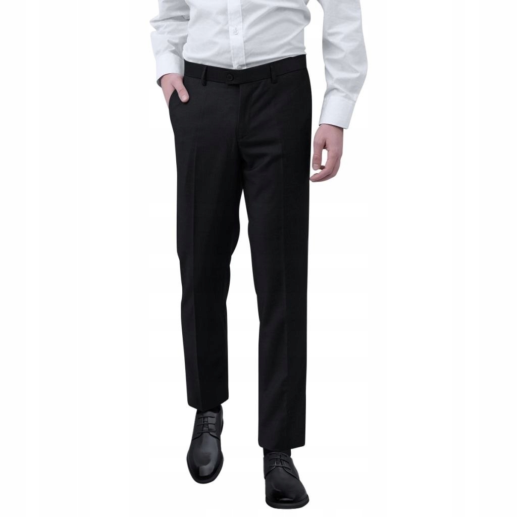 VidaXL Spodnie od garnituru męskie czarne rozmiar