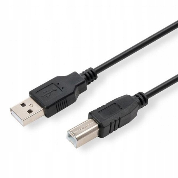 Logo USB kabel (2.0), USB A M - USB B (M), 1.8m