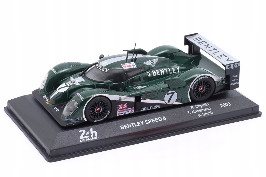 ALTAYA BENTLEY SPEED 8 #7 Kristensen/Capello/Smith 24h LE MANS 2003 1:43