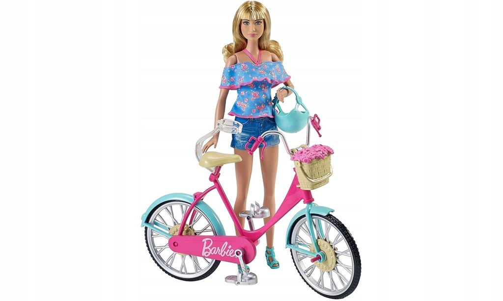 BARBIE ROWER DLA LALKI + AKCESORIA DVX55 7660863336