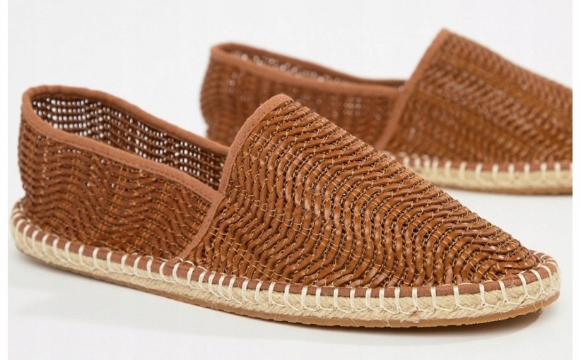 H1F007 RIVER ISLAND__XCC SKÓRZANE ESPADRYLE __40