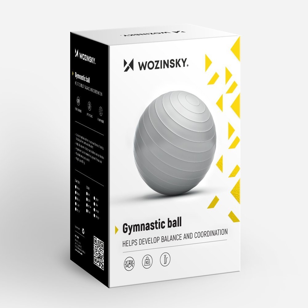 Купить Мяч Wozinsky, резиновый, 65 см.: отзывы, фото, характеристики в интерне-магазине Aredi.ru