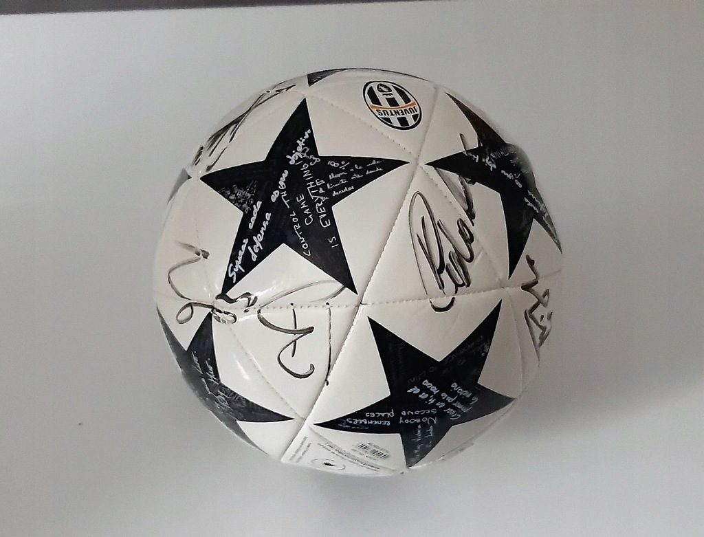 Piłka z 6 autografami Turbokozak Citko Golonka