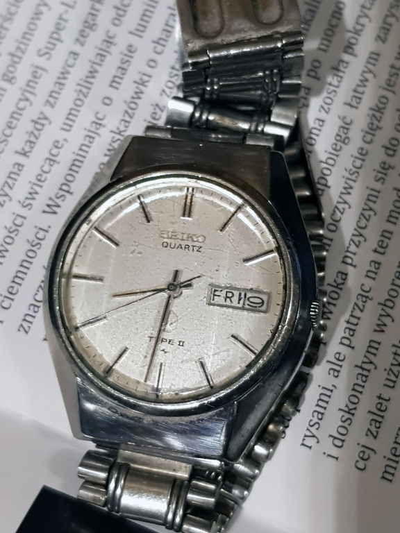 Styrane życiem męskie Seiko Quartz Type II