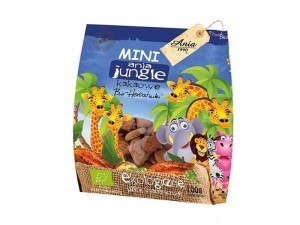 CIASTKA KAKAOWE MINI JUNGLE BIO 100 g - BIO ANIA