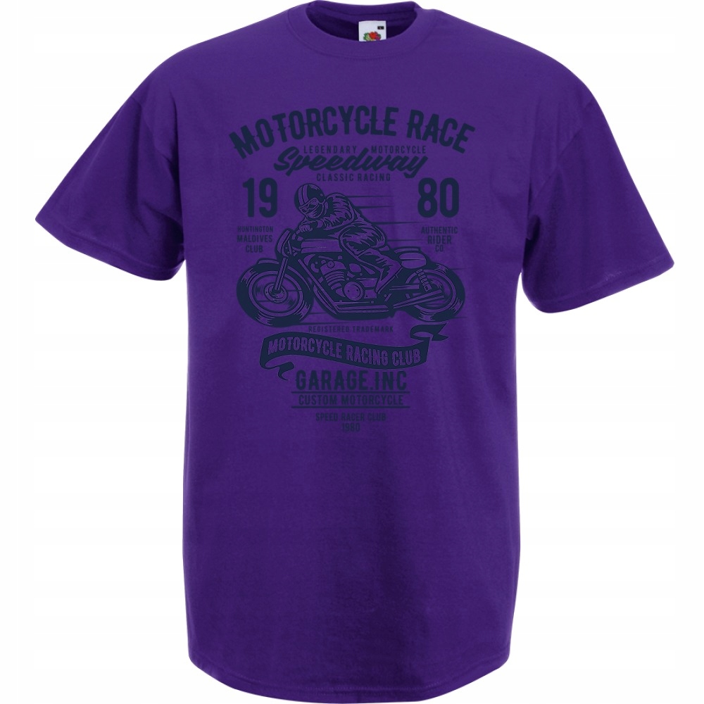 Koszulka motocykl motor motocyklista kask XXL fiol