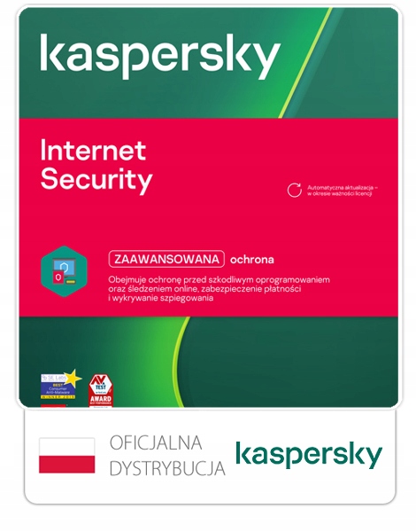 Kaspersky Internet Security 2PC/1Rok KONTYNUACJA
